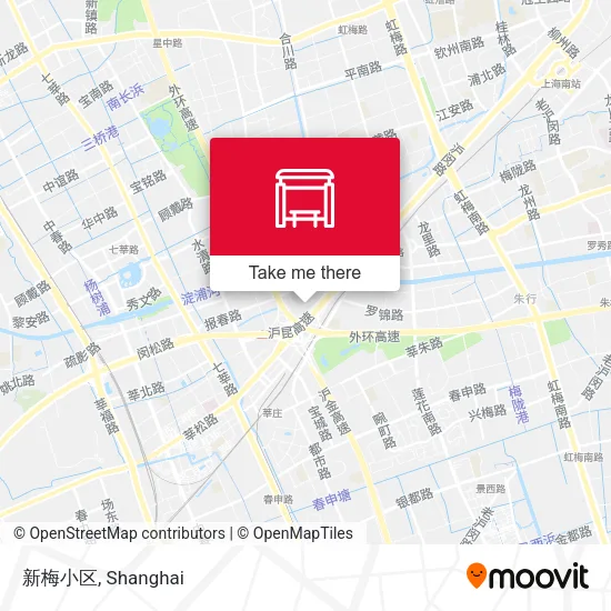 新梅小区 map