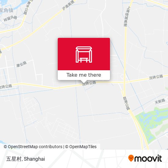 五星村 map