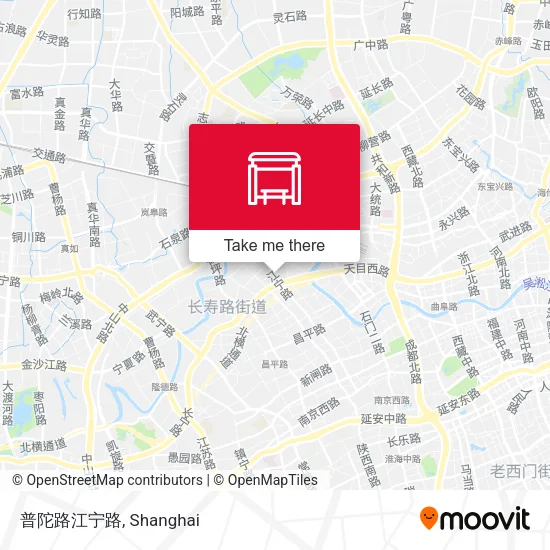 普陀路江宁路 map