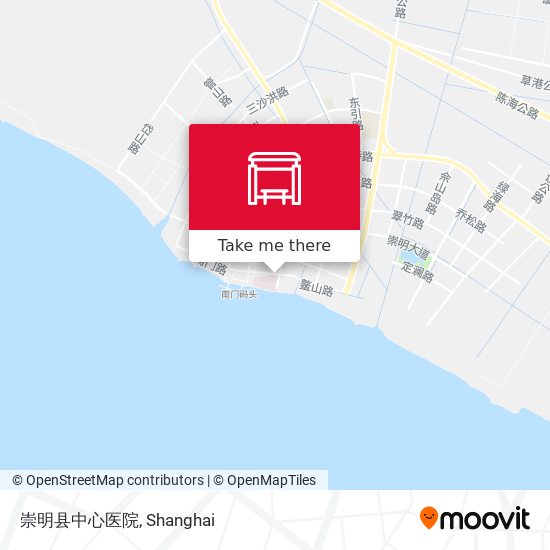 崇明县中心医院 map