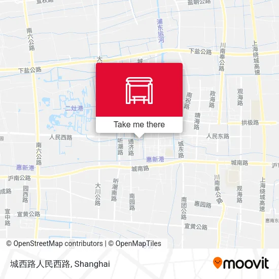 城西路人民西路 map