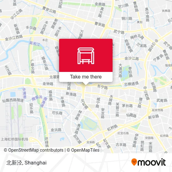 北新泾 map