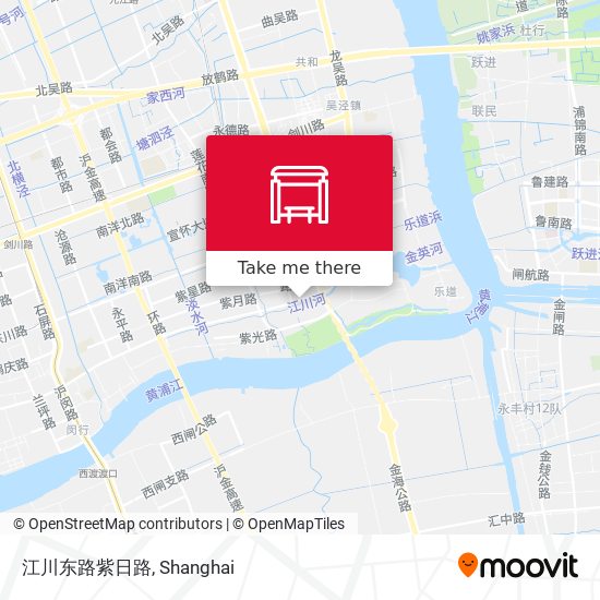 江川东路紫日路 map