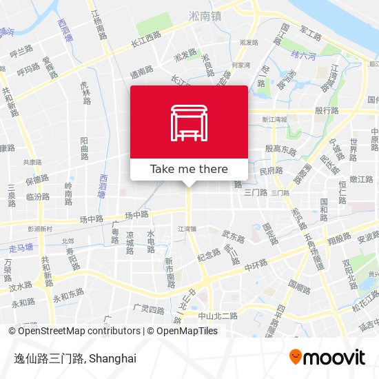 逸仙路三门路 map