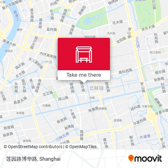 莲园路博华路 map