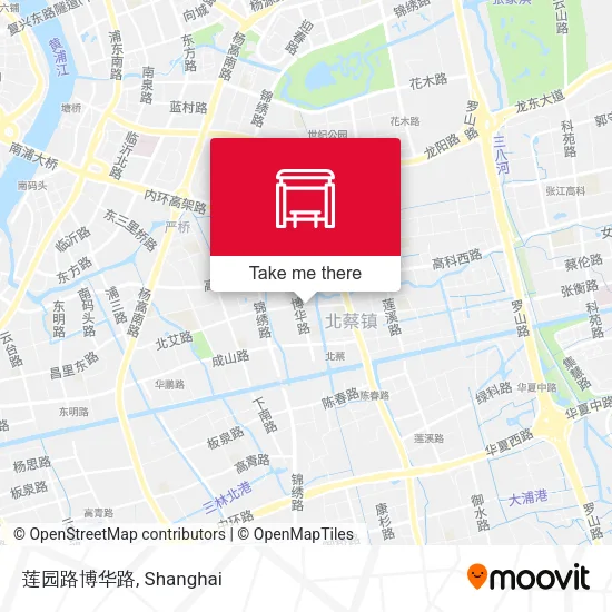 莲园路博华路 map