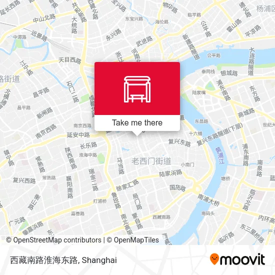 西藏南路淮海东路 map