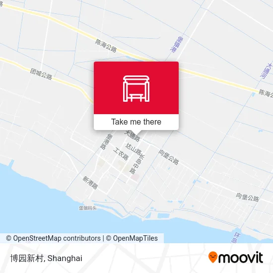博园新村 map