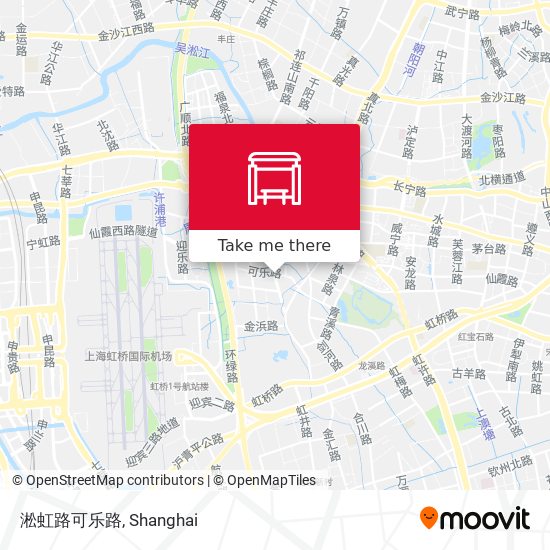 淞虹路可乐路 map