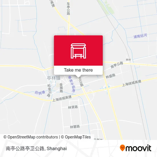 南亭公路亭卫公路 map