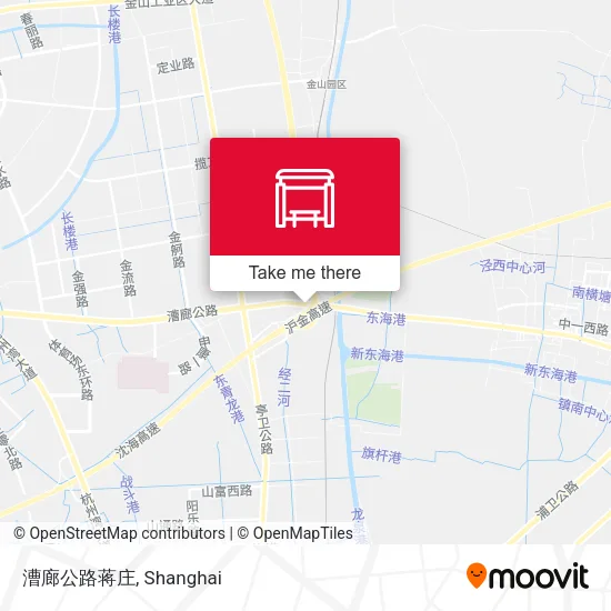 漕廊公路蒋庄 map