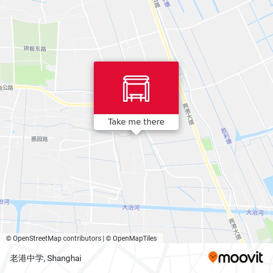 老港中学 map