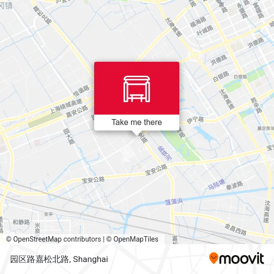 园区路嘉松北路 map