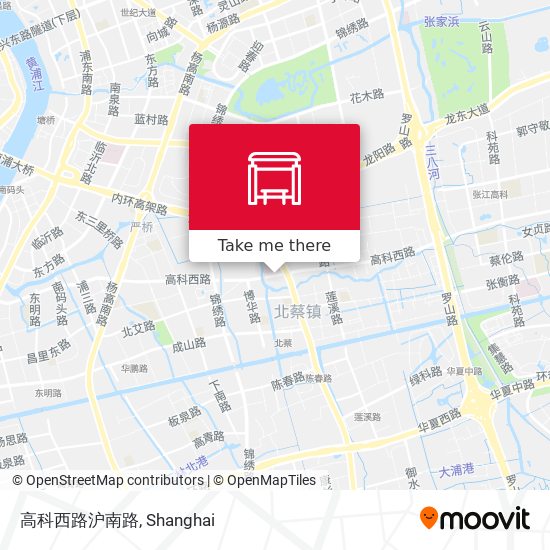高科西路沪南路 map
