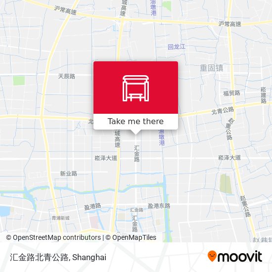 汇金路北青公路 map