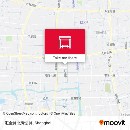 汇金路北青公路 map