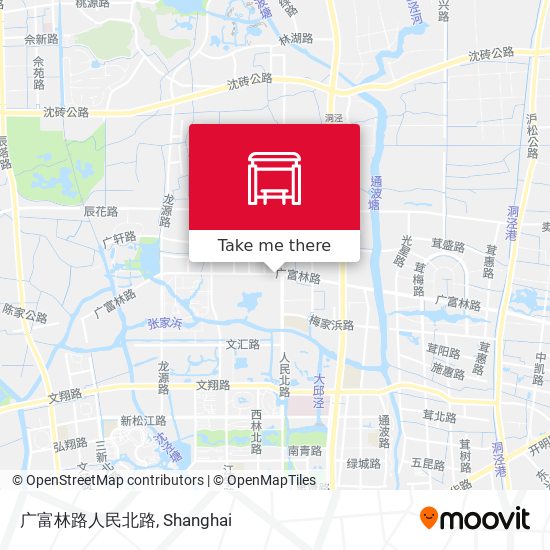 广富林路人民北路 map