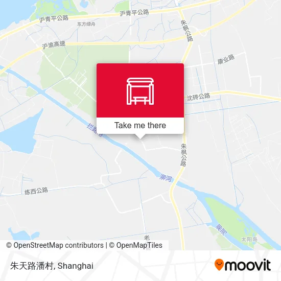 朱天路潘村 map