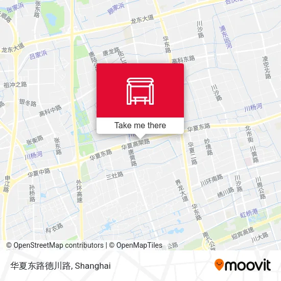 华夏东路德川路 map