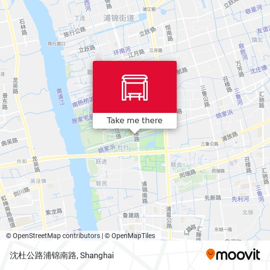 沈杜公路浦锦南路 map