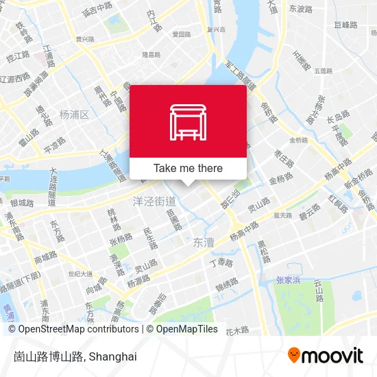 崮山路博山路 map