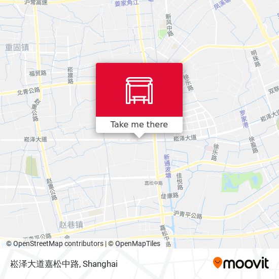 崧泽大道嘉松中路 map