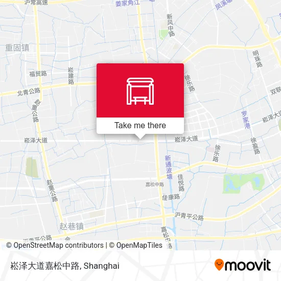 崧泽大道嘉松中路 map