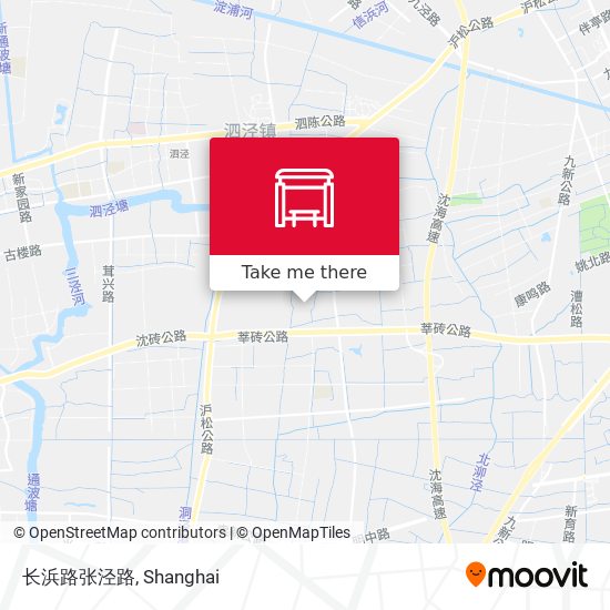 长浜路张泾路 map