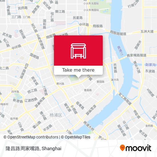 隆昌路周家嘴路 map