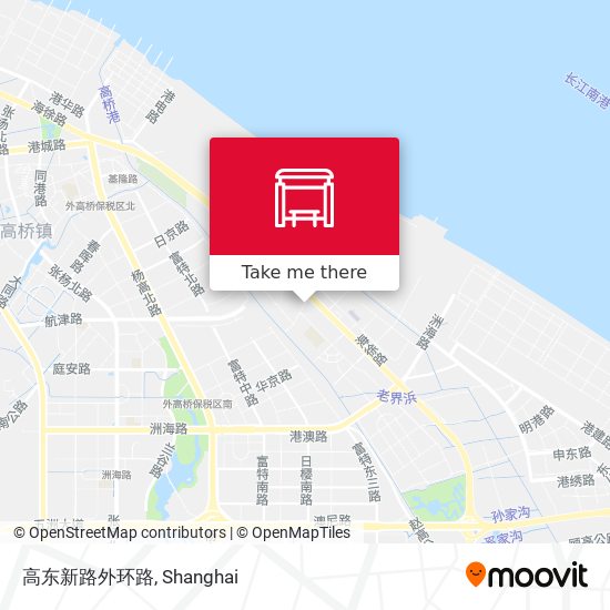 高东新路外环路 map