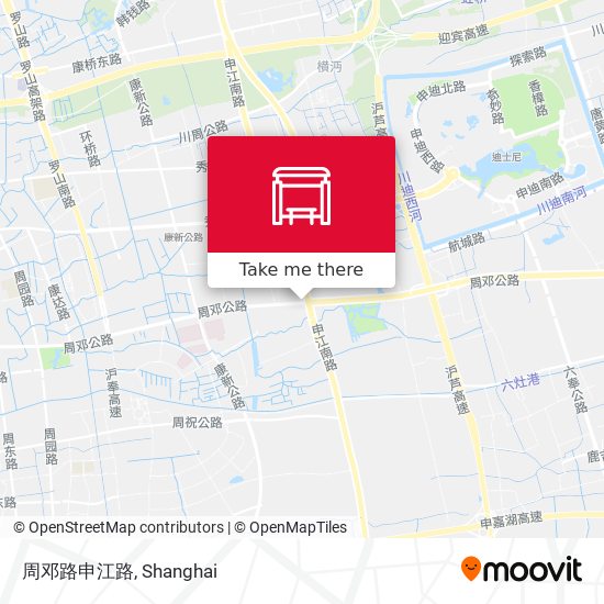 周邓路申江路 map