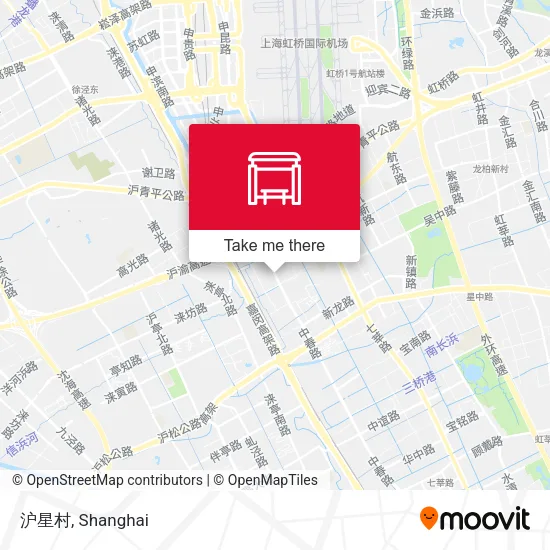沪星村 map