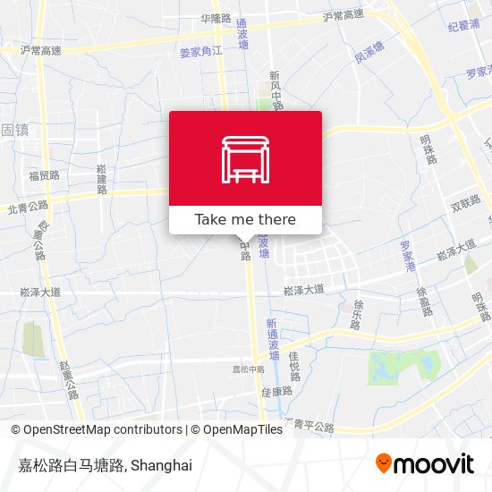 嘉松路白马塘路 map