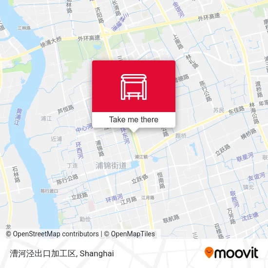 漕河泾出口加工区 map