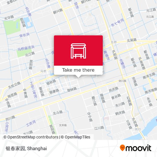 银春家园 map
