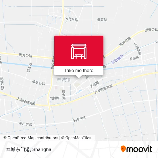 奉城东门港 map
