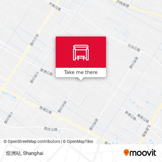 煊洲站 map