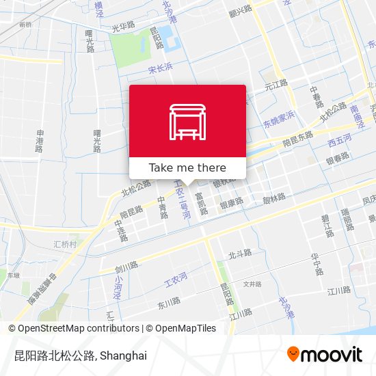 昆阳路北松公路 map
