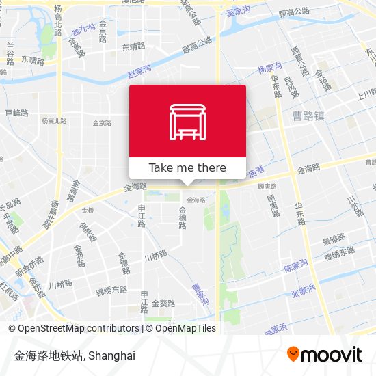 金海路地铁站 map
