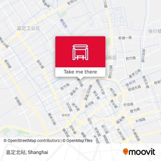 嘉定北站 map