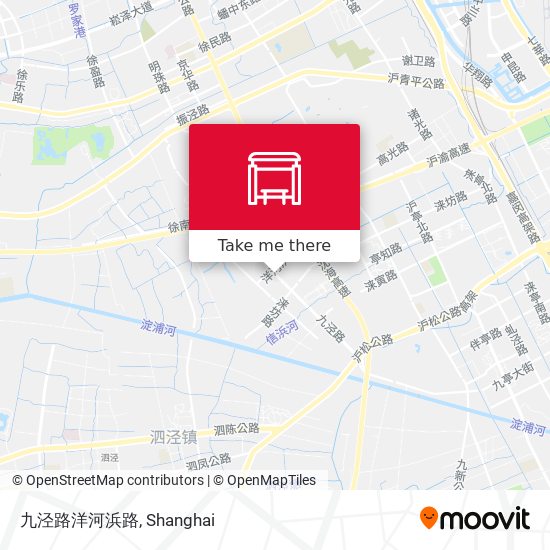 九泾路洋河浜路 map
