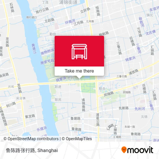 鲁陈路张行路 map