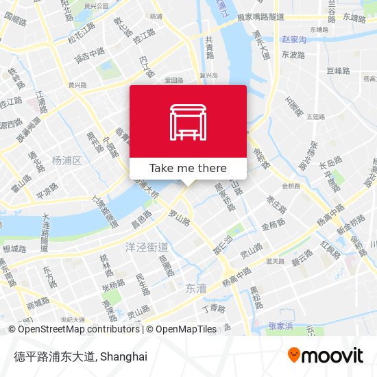 德平路浦东大道 map