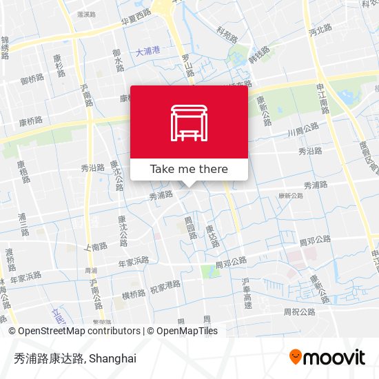 秀浦路康达路 map