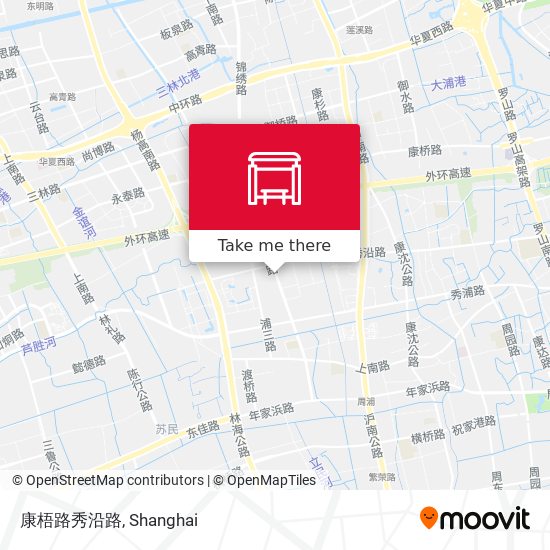 康梧路秀沿路 map