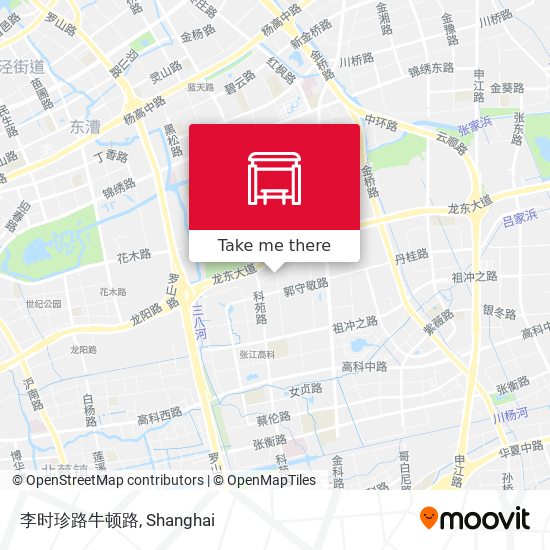 李时珍路牛顿路 map