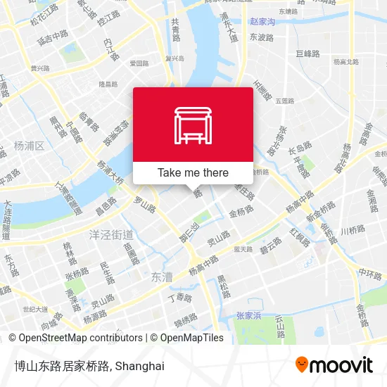 博山东路居家桥路 map