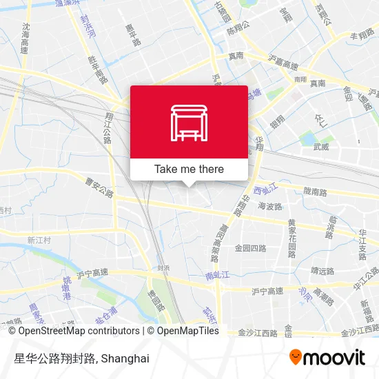 星华公路翔封路 map