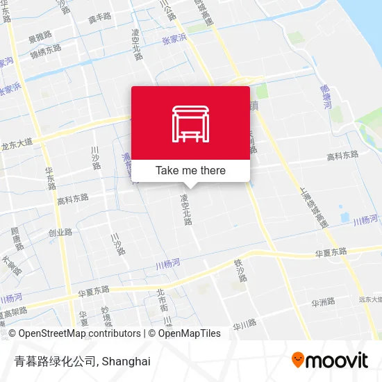青暮路绿化公司 map