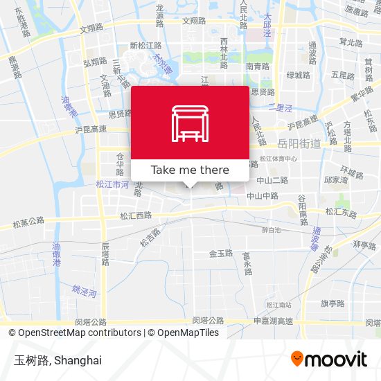 玉树路 map